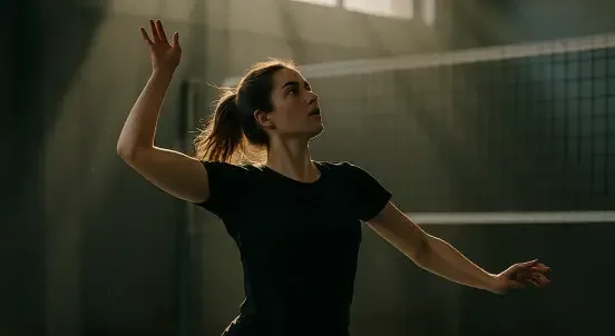 Atleta em quadra