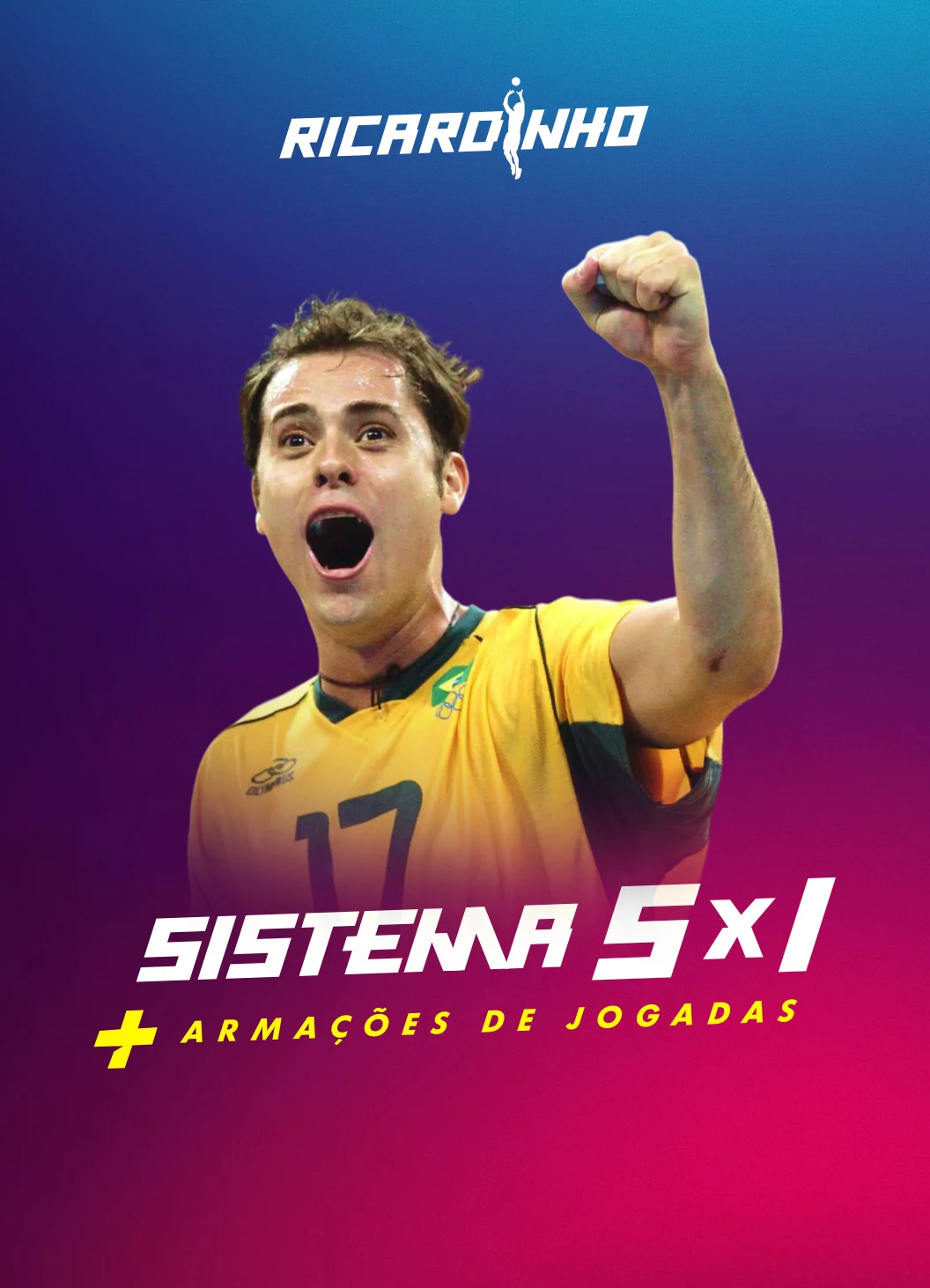 Capa do Manual do Sistema 5x1, com Ricardinho pela Seleção Brasileira
